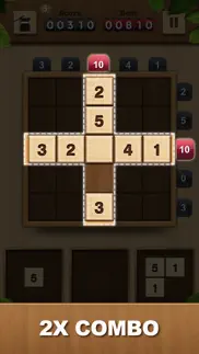 tenx - wooden number puzzle iphone screenshot 3