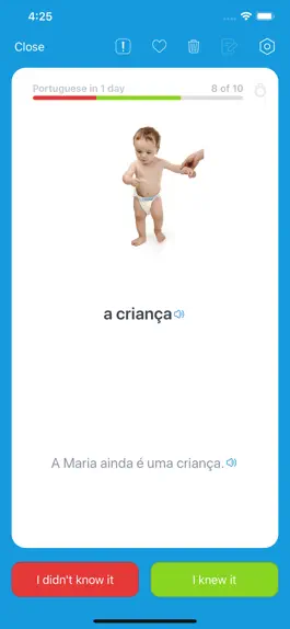 Game screenshot Learn Portuguese: VocApp Vocab apk