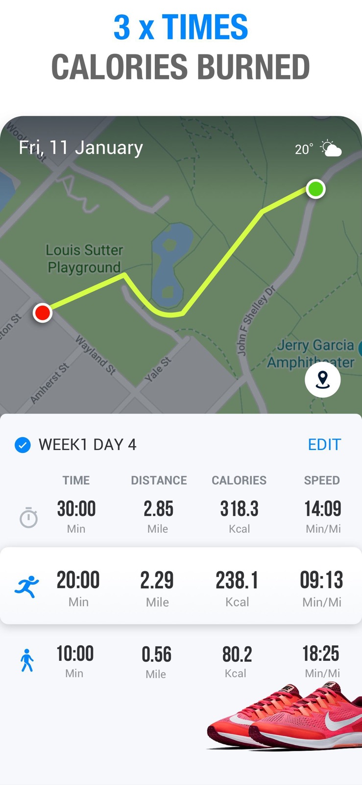 Walking for Weight Loss iphone screenshot 4