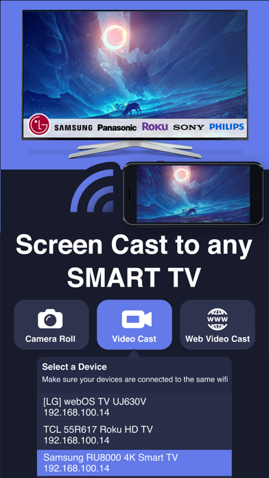 Screenshot #2 pour Screen mirroring Caster sur TV