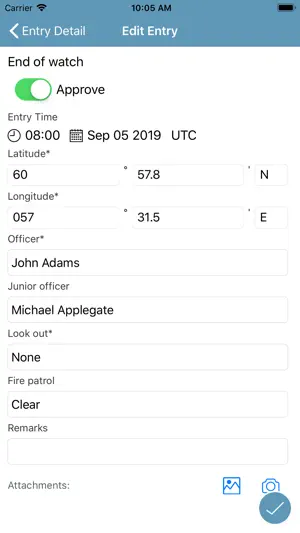 Napa LogBook screenshot 3