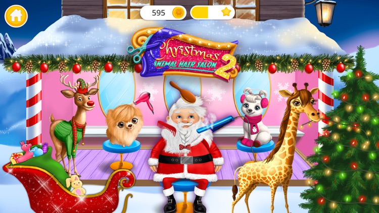 Christmas Animal Hair Salon 2 screenshot-0