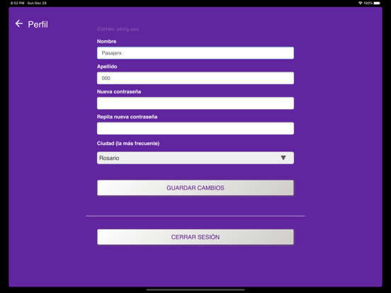 She Taxi iPad screenshot 5 - Travel app
