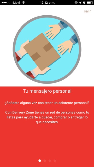 Delivery Zone Screenshot