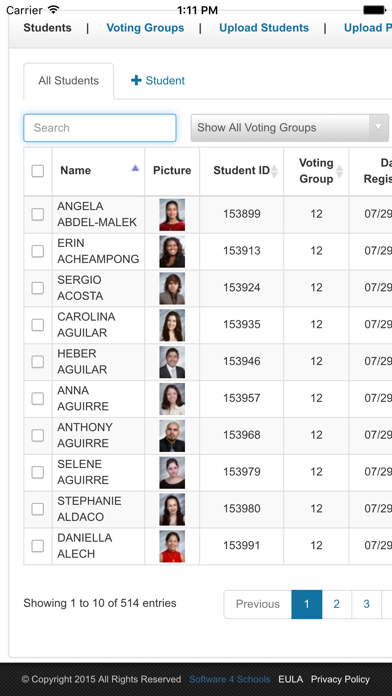 Voting4Schools Screenshot