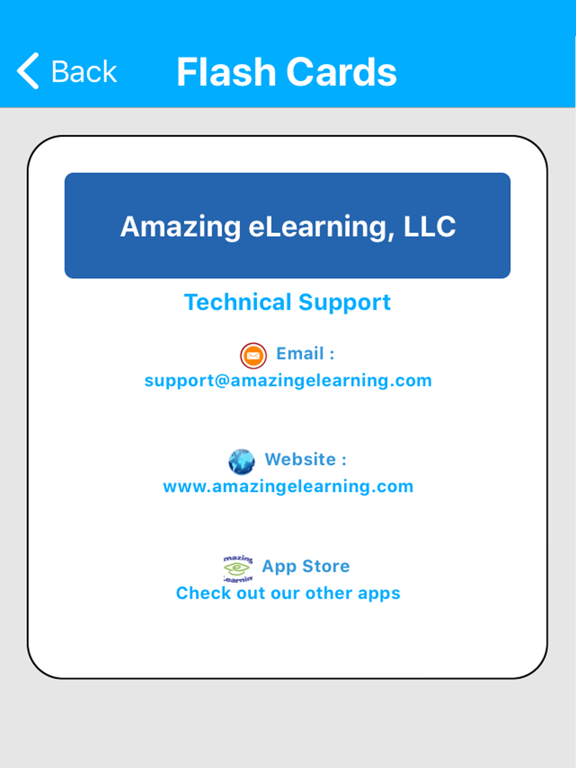 Easy FlashCard Maker iPad screenshot