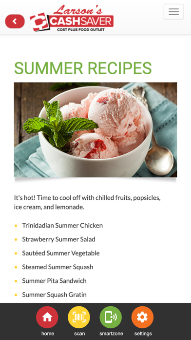 Larson's CashSaver iPhone screenshot 2 - Business app