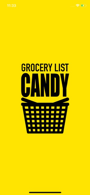 CANDY Grocery List