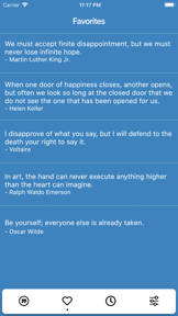 Motivational Quotes App. screenshot