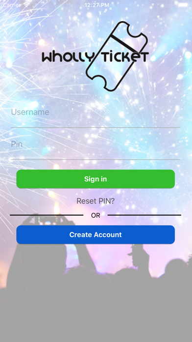Wholly Ticket Screenshot