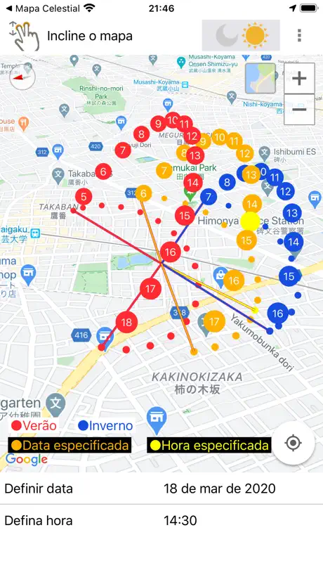 O caminho do sol