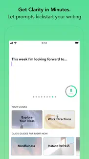 writeup - guided daily journal iphone screenshot 1