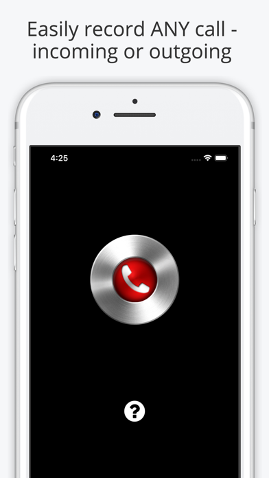 Screenshot #1 for Call Recorder Pro for iPhone