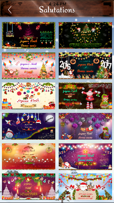 Screenshot #2 pour Joyeux Noël Salutations