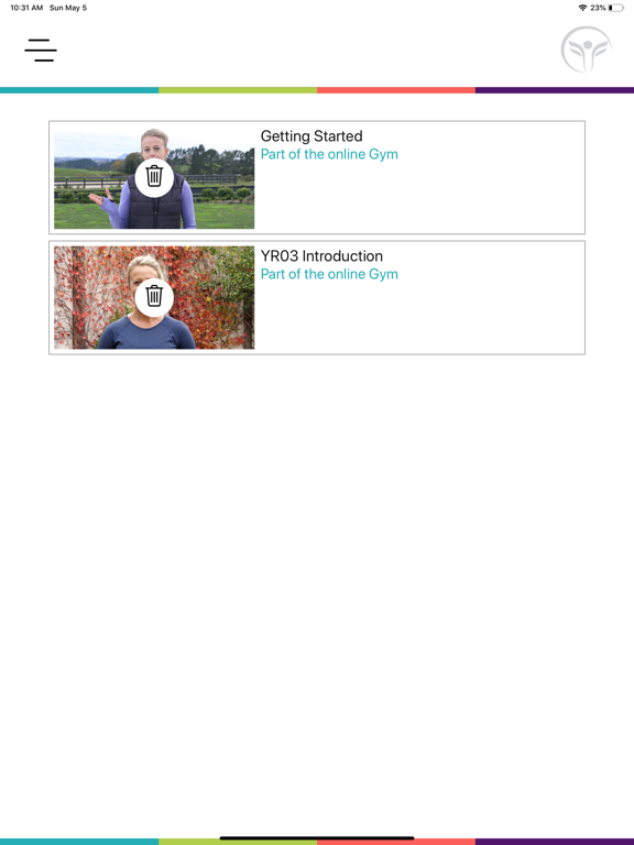 Online Gym iPad screenshot