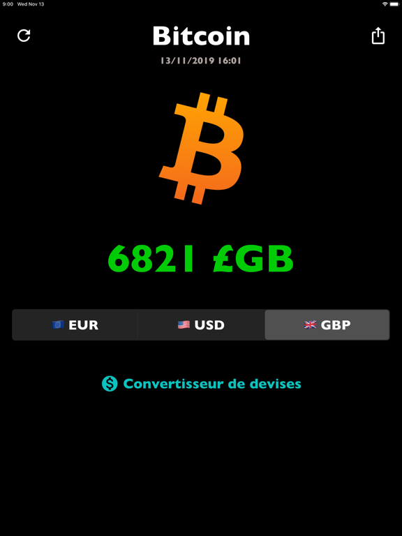 Screenshot #6 pour Bitcoin price BTC Taux de Prix