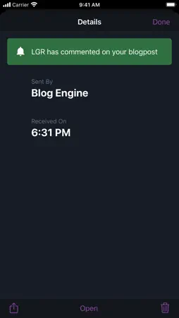 PushNotifier Client screenshot 3