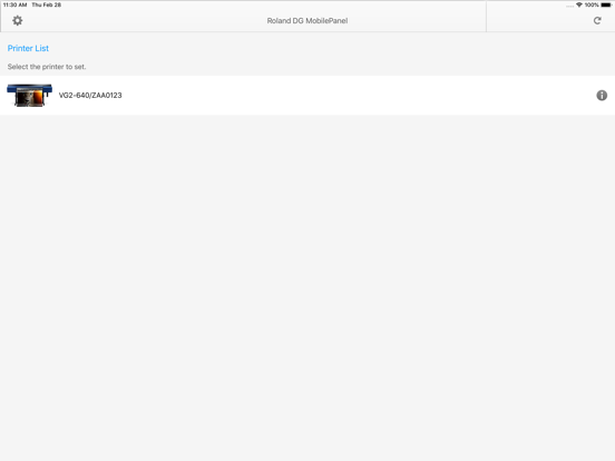 Screenshot #4 pour Roland DG Mobile Panel 2