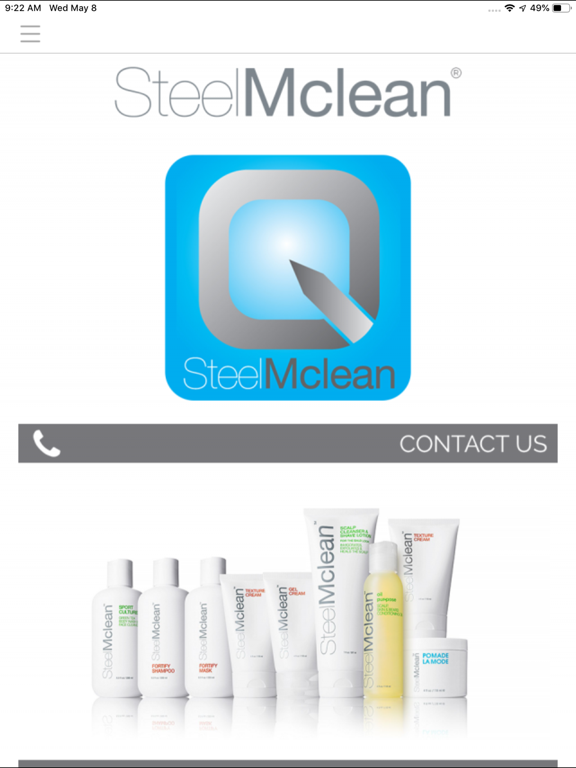 SteelMclean Q iPad screenshot 2 - Lifestyle app