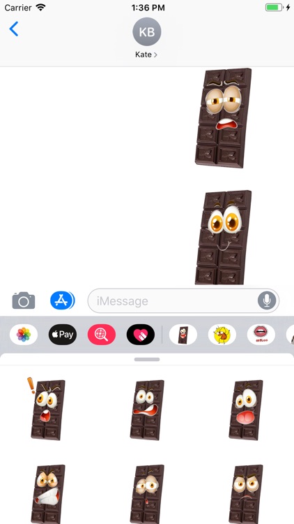 Cute Chocolate Sticker Pack