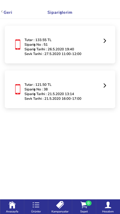 App screenshot