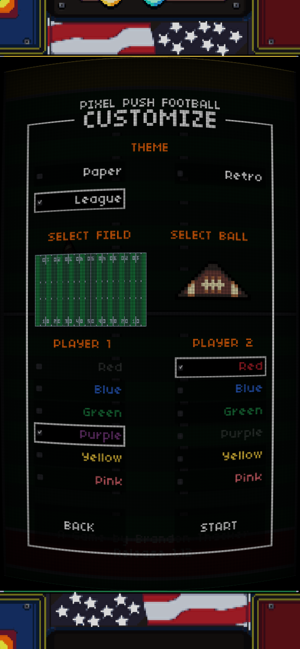 ‎Pixel Push Football Screenshot