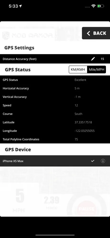 Mob Armor GPS