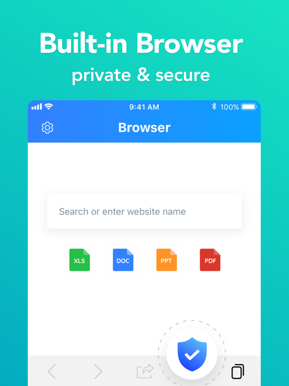 Bolt Offline: Files & Music iPad screenshot 4 - Utilities app
