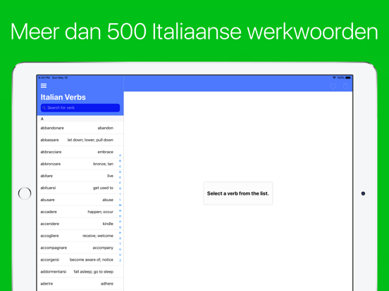 Italiaanse Werkwoorden (Plus) iPad app afbeelding 7