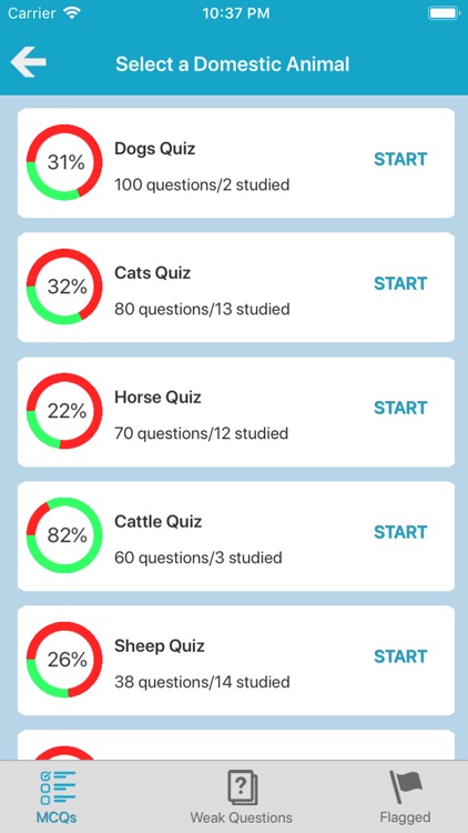 Domestic Animals Quiz