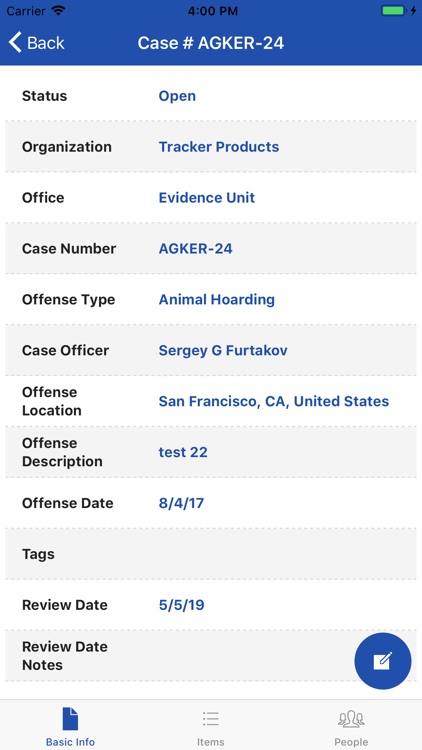 Safe Evidence Management