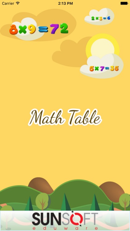 Maths Table