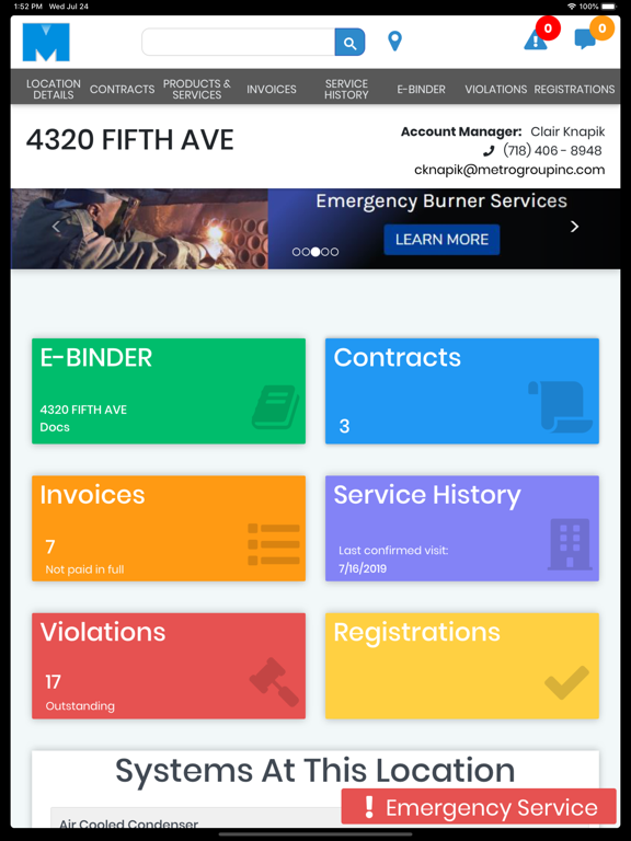 The Metro Group iPad screenshot 2 - Business app