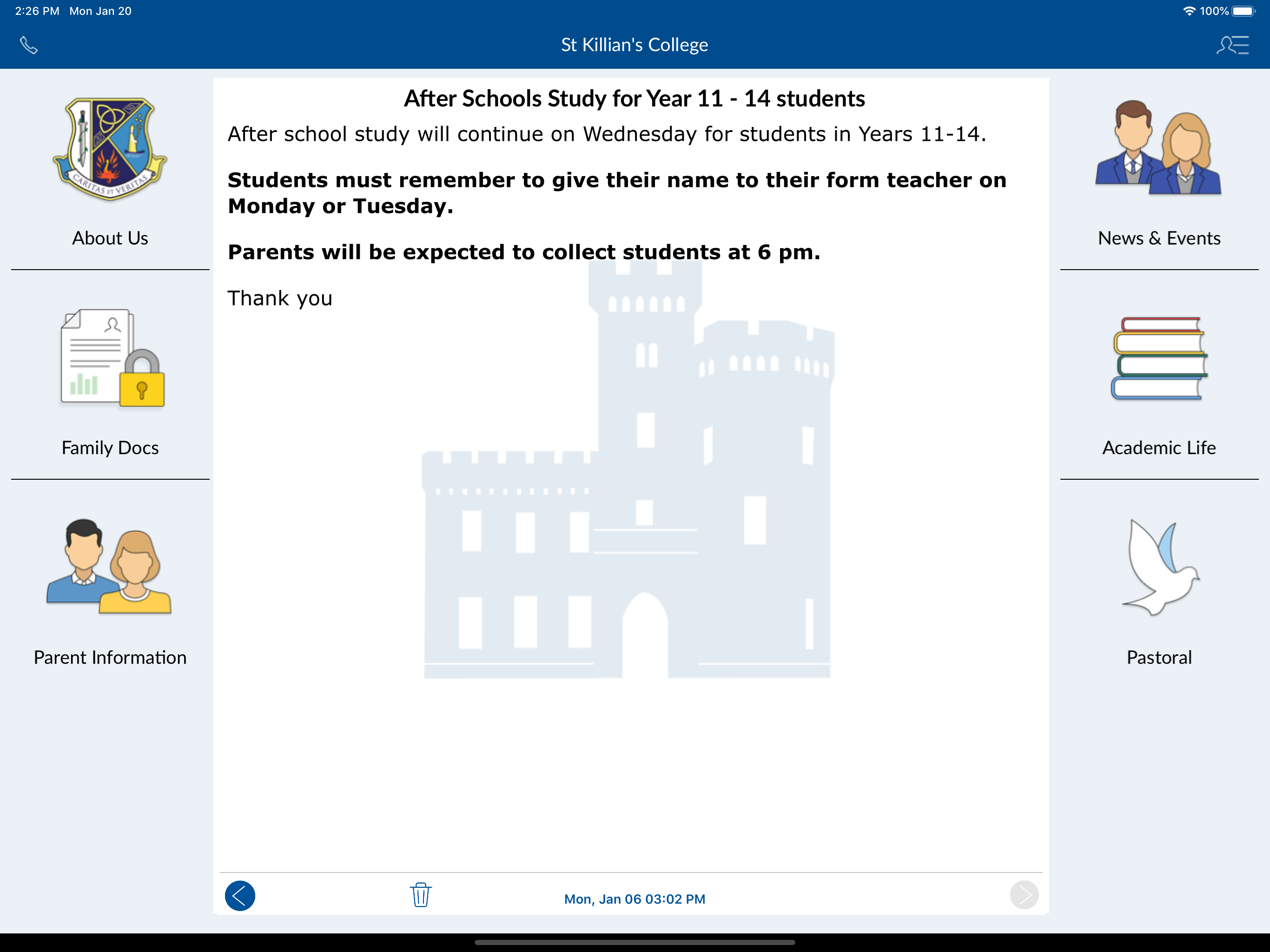 St Killian's College screenshot 3