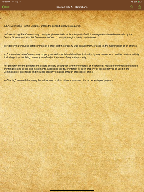 CrPC 1973 in English iPad screenshot 8 - Education app