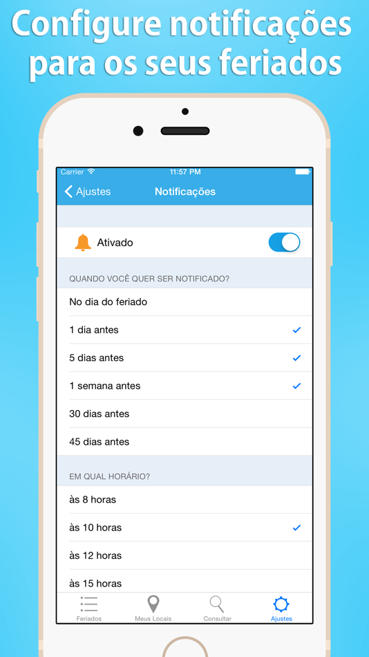 #4. iFeriados (iOS) 由: VK SOFTWARE LTDA