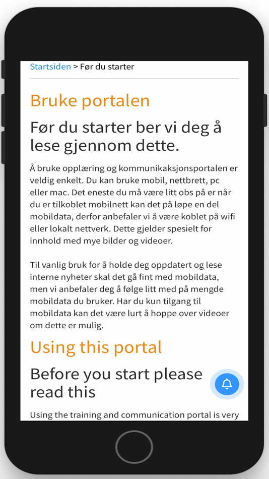 #4. H66 Training App - SFI (iOS) Podle: Cursum A/S