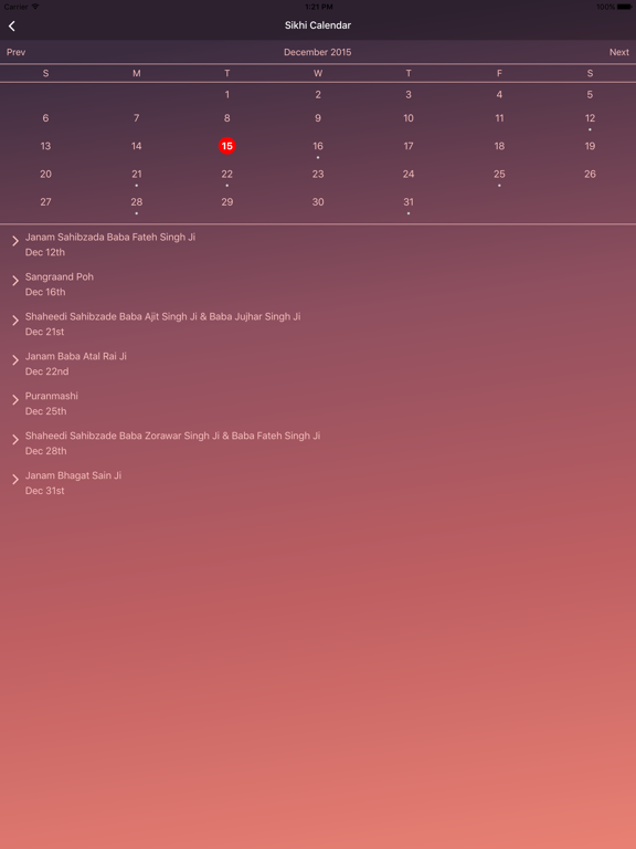 Screenshot #6 pour MySikhi: Nitnem Gutka Calendar