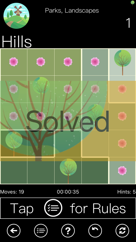 #8. Parks Landscapes - Logic Game (iOS) Bởi: Andrea Sabbatini