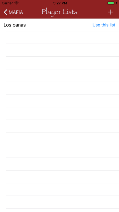 Screenshot #3 pour Mafia Role Game