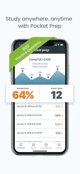 Game screenshot CompTIA CASP Pocket Prep mod apk