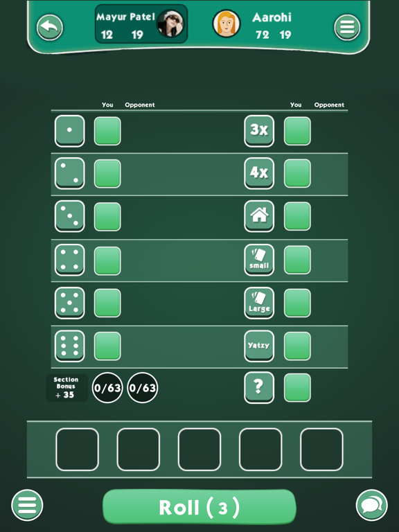 Yatzy : Dice Game Yahtzy 2019