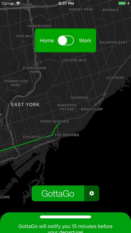 GottaGo Transport Timings