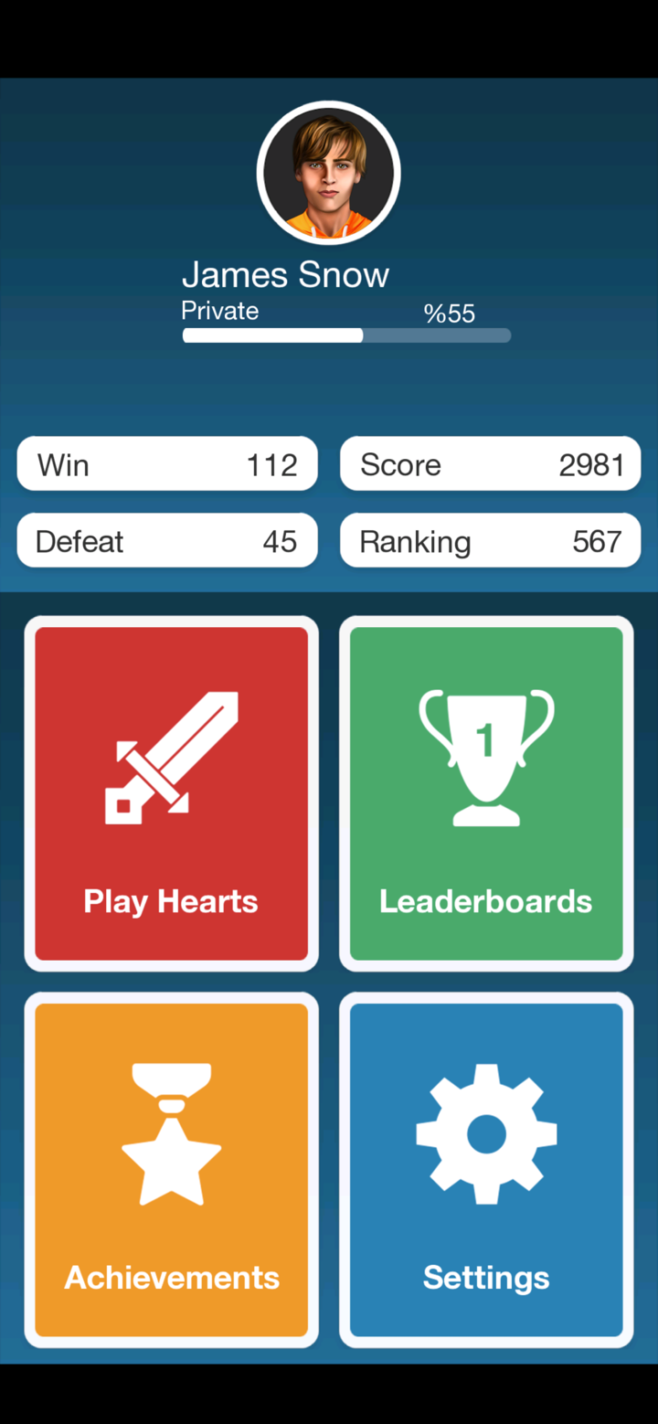 Hearts - Card Game screenshot 2