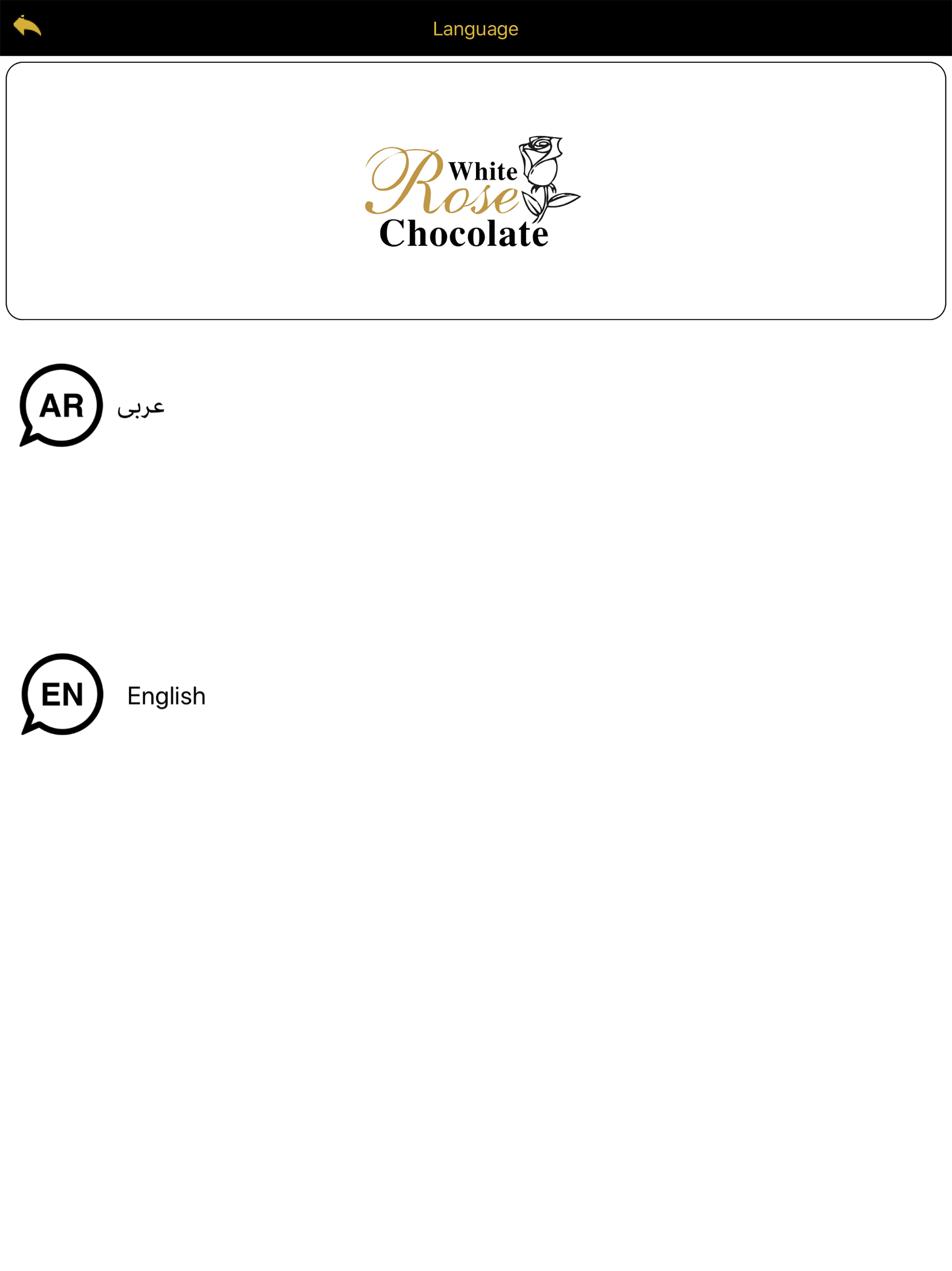 Whiterose chocolate