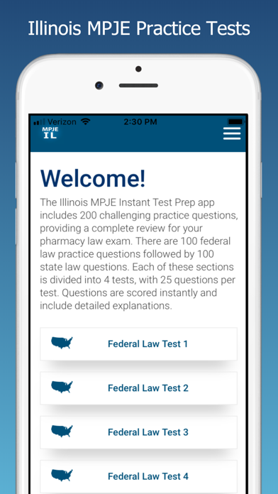 How to cancel & delete MPJE Illinois Test Prep from iphone & ipad 1