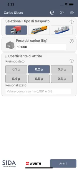 Game screenshot SIDA Carico Sicuro apk