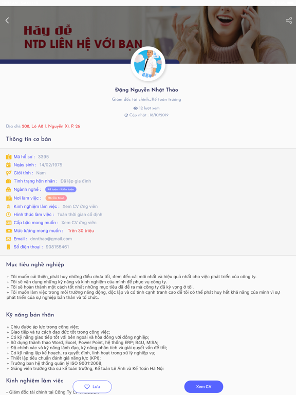 Screenshot #6 pour Tìm việc làm và tuyển dụng 365