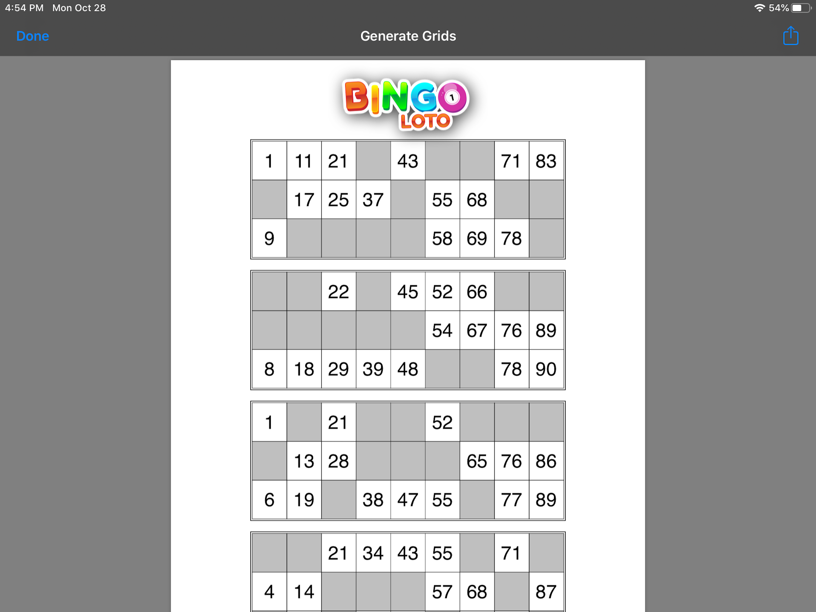 BingoLoto screenshot 5