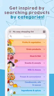 easy shopping list. iphone screenshot 3